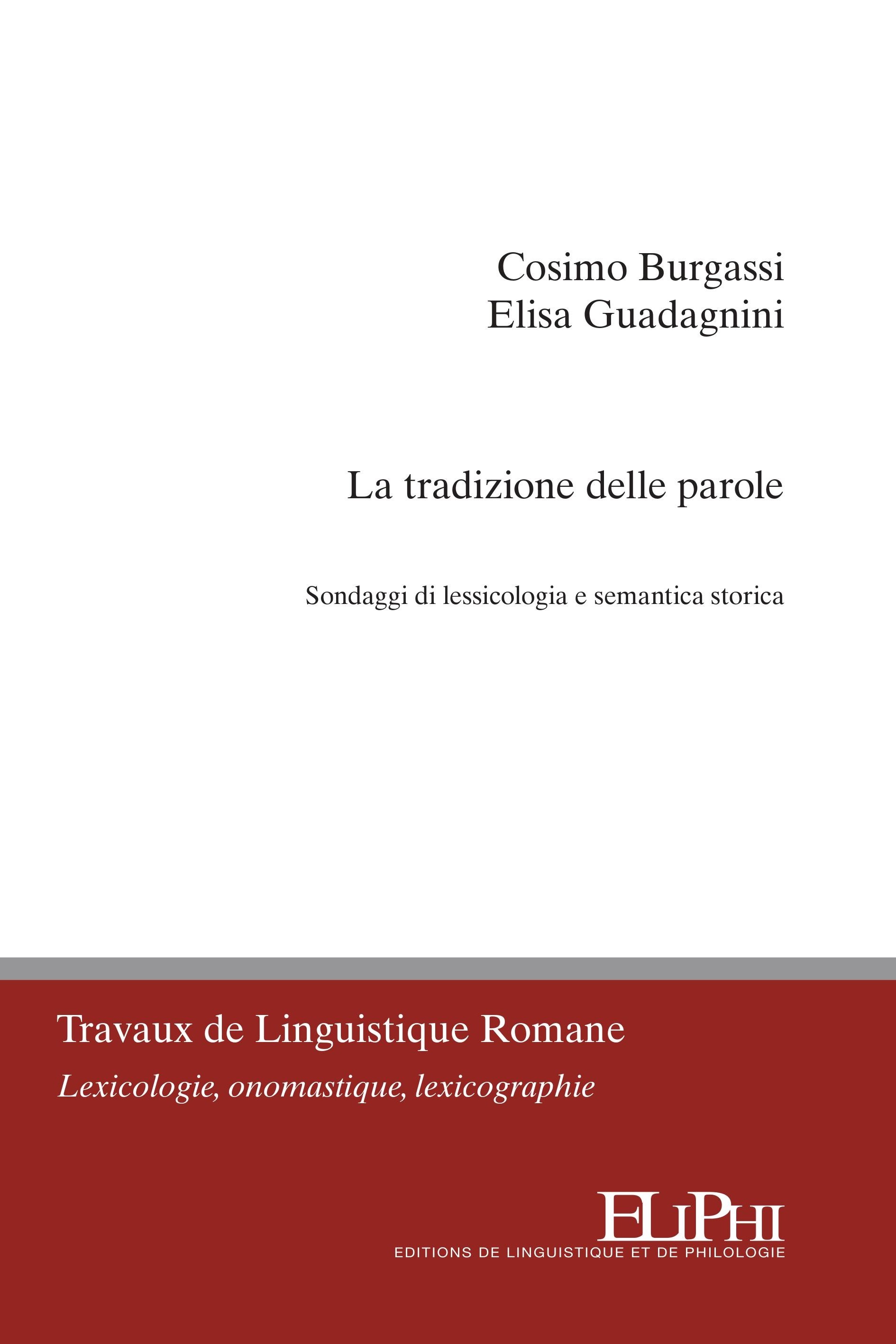 La tradizione delle parole