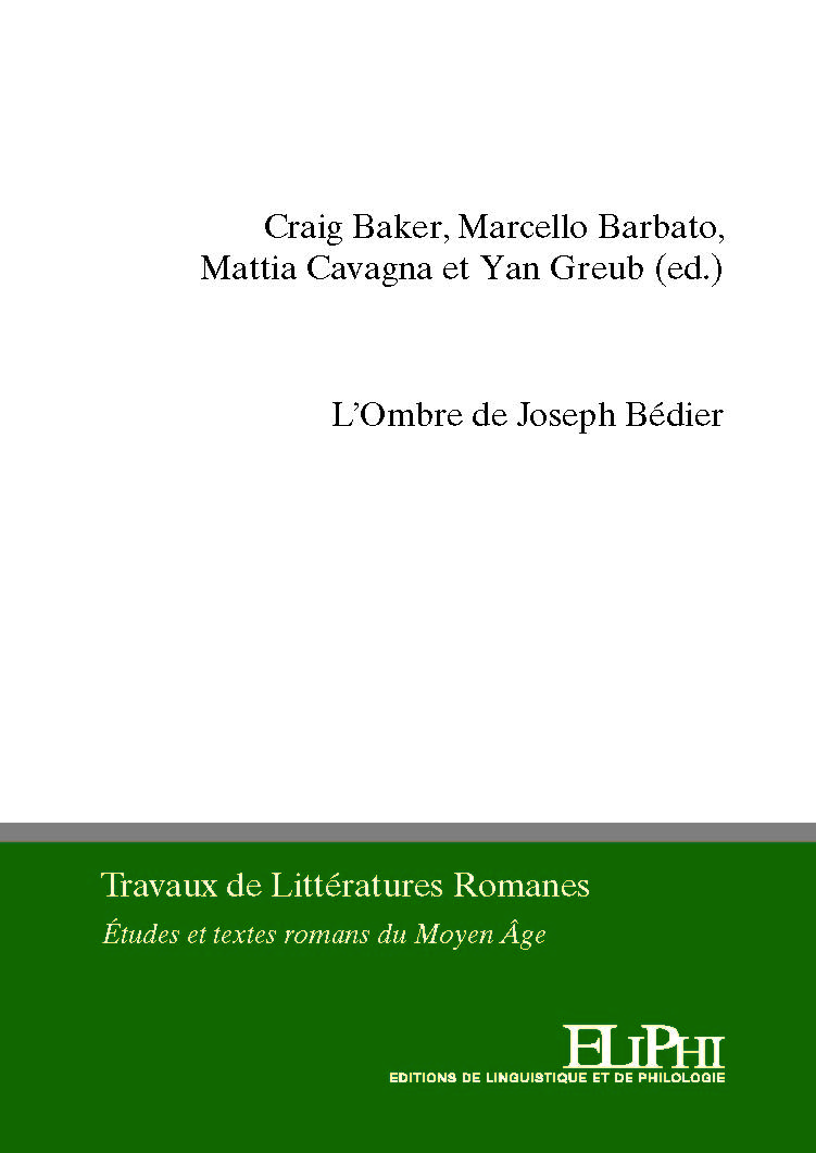 L'Ombre de Joseph Bédier