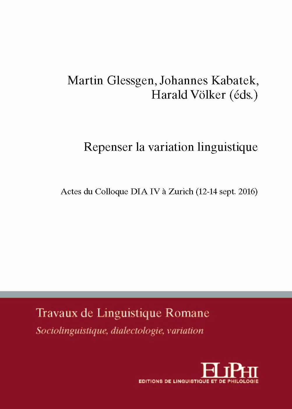 Repenser la variation linguistique